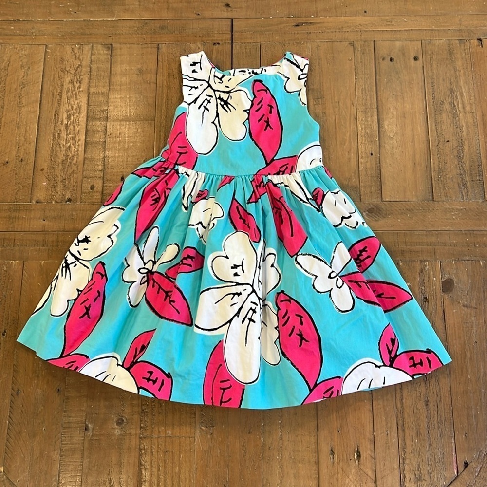 Mayoral bright floral twirl dress